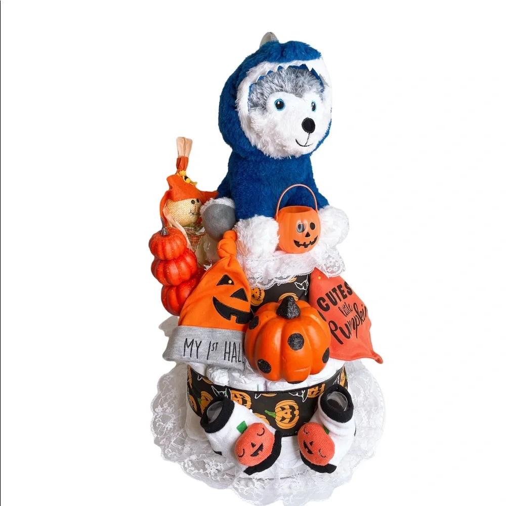 Halloween Diaper Cake